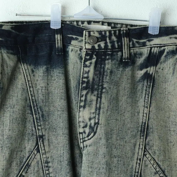 [BUNJANG] Maison Mine Denim Jeans (XL) / (XL) 메종미네드 청바지 데님 돌청 워싱 스트릿-24AB