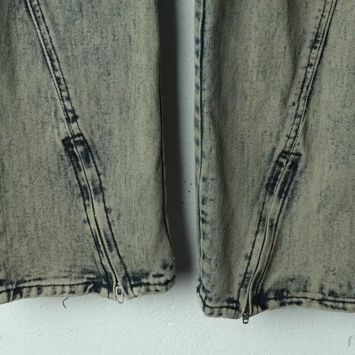 [BUNJANG] Maison Mine Denim Jeans (XL) / (XL) 메종미네드 청바지 데님 돌청 워싱 스트릿-24AB