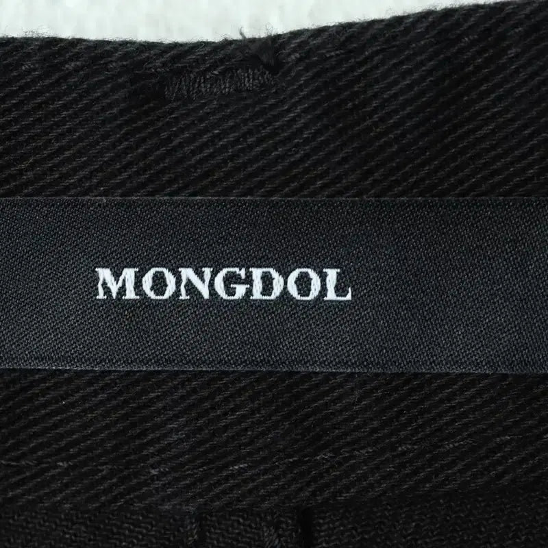 [BUNJANG] W(S) Mongdol Wide Fit Pants Black / W(S) 몽돌 면바지 팬츠 와이드핏 블랙 유니크-24AF