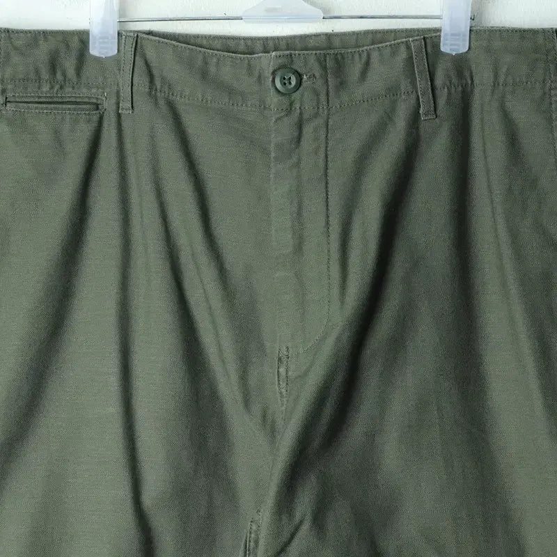 [BUNJANG] Musinsa Standard Cotton Pants - Khaki / (2XL-3XL) 무신사 스탠다드 면바지 팬츠 빅사이즈 카키-24B1