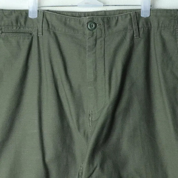 [BUNJANG] Musinsa Standard Cotton Pants - Khaki / (2XL-3XL) 무신사 스탠다드 면바지 팬츠 빅사이즈 카키-24B1