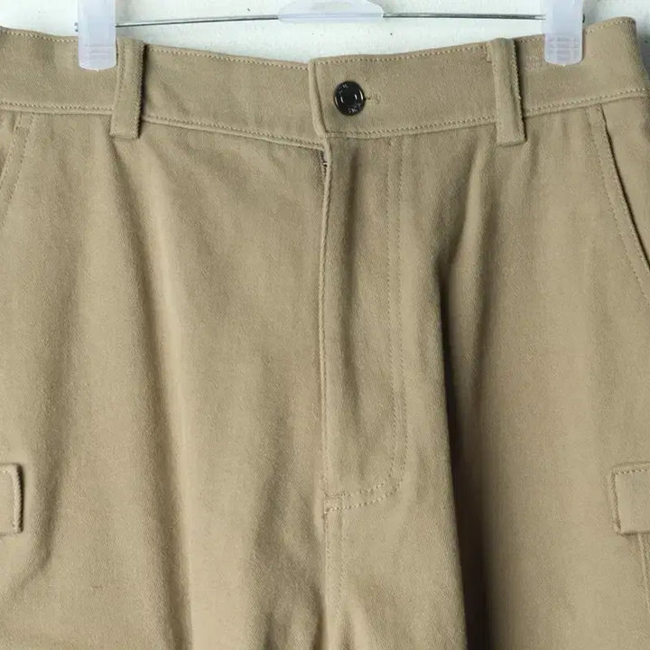 [BUNJANG] ZENEUS Cargo Pants Beige / (M-L) 제뉴즈 면바지 팬츠 새상품 카고 베이지 스트릿-24BA