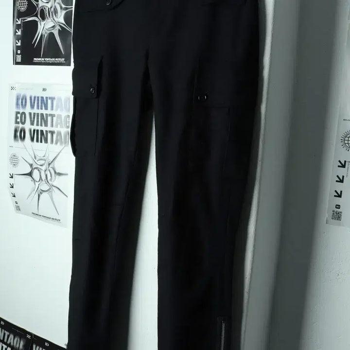 [BUNJANG] W Mark Jacobs Cargo Pants Black Limited Edition / W(L) 마크제이콥스 면바지 팬츠 카고 블랙 한정판-24BB