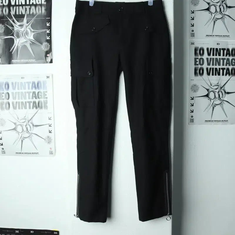[BUNJANG] W Mark Jacobs Cargo Pants Black Limited Edition / W(L) 마크제이콥스 면바지 팬츠 카고 블랙 한정판-24BB