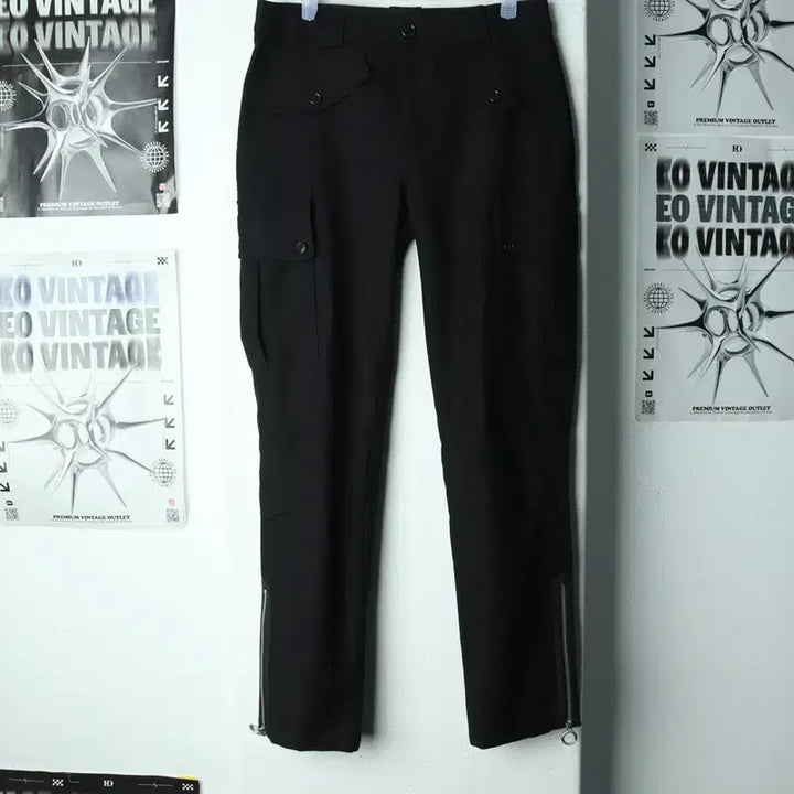 [BUNJANG] W Mark Jacobs Cargo Pants Black Limited Edition / W(L) 마크제이콥스 면바지 팬츠 카고 블랙 한정판-24BB
