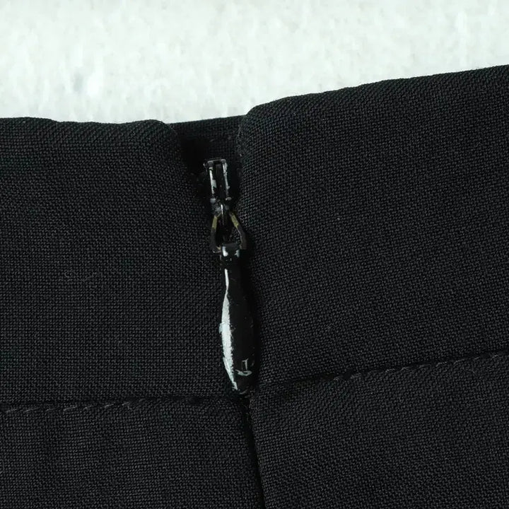 [BUNJANG] W(S) System H-Line Black Wool Skirt / W(S) 시스템 스커트 치마 한섬 H라인 블랙 울-24BE
