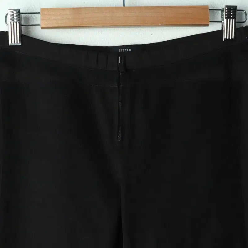 [BUNJANG] W(M) System Slacks Lightweight Pants / W(M) 시스템 슬랙스 경량 바지 한섬 바이커진 블랙 한정판-24C2