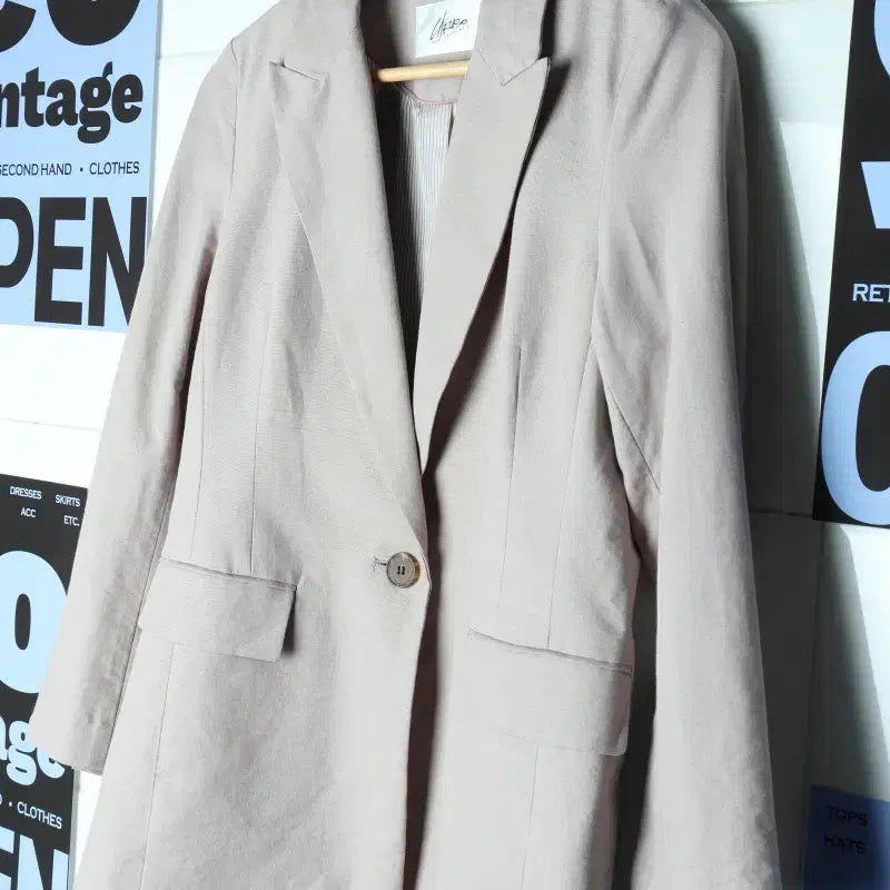 [BUNJANG] W(S-M) Vintage Zip-up Windbreaker Jacket / W(S-M) 브랜드빈티지 집업 바람막이 점퍼자켓 테일러 린넨-17B82