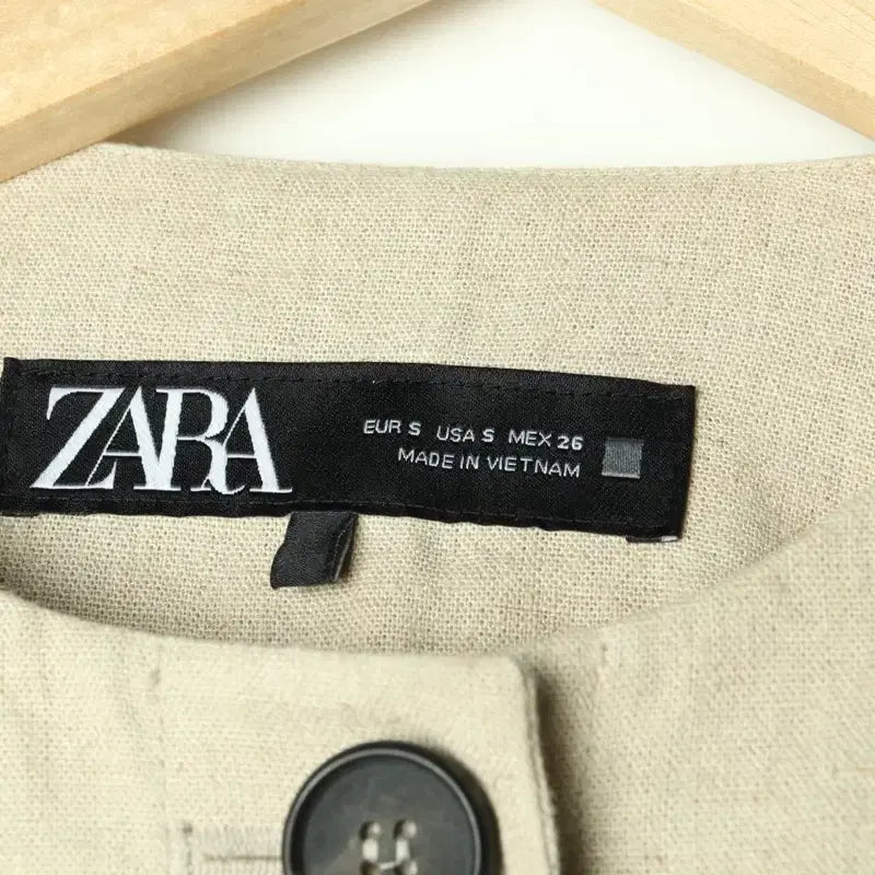 [BUNJANG] ZARA Linen Windbreaker Jacket / W(M-L) 자라 집업 바람막이 점퍼자켓 린넨 마 베이지-17B85