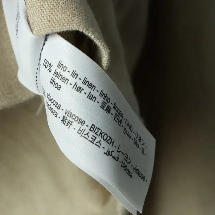 [BUNJANG] ZARA Linen Windbreaker Jacket / W(M-L) 자라 집업 바람막이 점퍼자켓 린넨 마 베이지-17B85