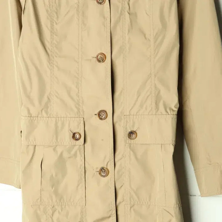[BUNJANG] Beanpole Beige Trench Coat / W(S) 빈폴 코트자켓 베이지 트렌치 봄 얇은-17B9F
