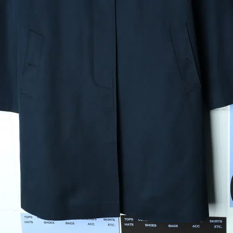 [BUNJANG] W(M) Navy 90s Coat Jacket / W(M) 코트자켓 90s 년대 네이비 봄 얇은-17BA5