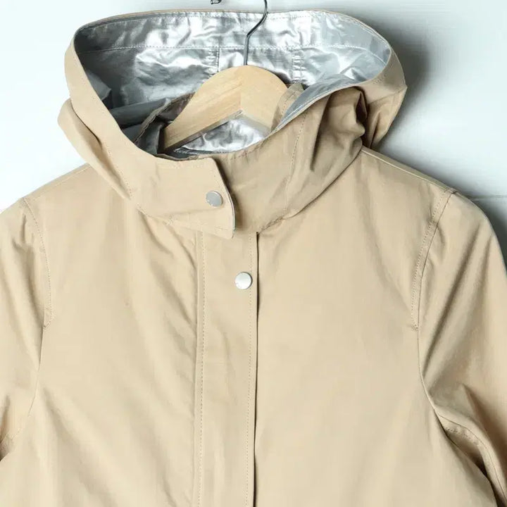 [BUNJANG] ZARA Quilted Windbreaker Jacket Beige / W(F) 자라 집업 바람막이 점퍼자켓 누빔 베이지 따뜻-17BAC