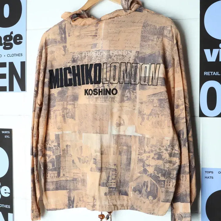 [BUNJANG] Michiko London Zip-up Windbreaker Jacket / W(F) 미치코런던 집업 바람막이 점퍼자켓 90s 년대 희귀-17BB7