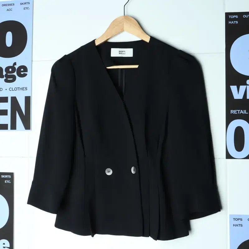 [BUNJANG] Besti Belli Windbreaker Jacket Black / W(S-M) 베스띠벨리 집업 바람막이 점퍼자켓 블랙 놈코어-17BB9