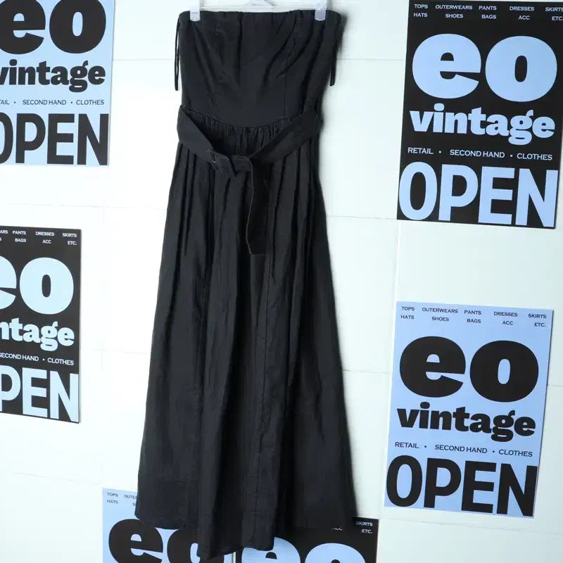[BUNJANG] And Other Stories Linen Sleeveless Dress / W(S-M) 앤아더스토리즈 드레스 원피스 민소매 린넨 마 블랙-17BC8