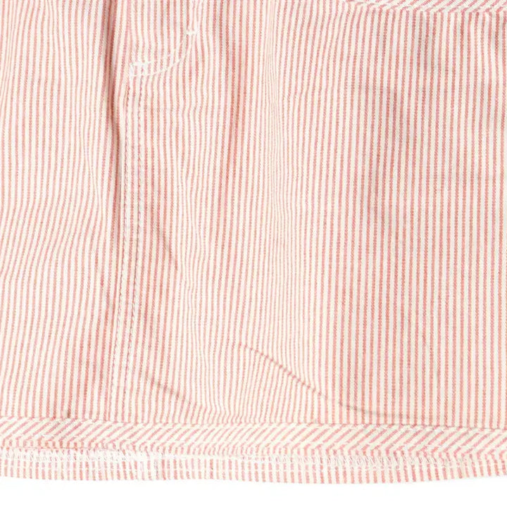 [BUNJANG] Calvin Klein Striped Mini Skirt / W(S) 캘빈클라인 스커트 치마 스트라이프 주황 미니-248E