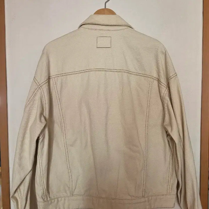 [BUNJANG] SPAO Ivory Denim Jacket / SPAO 스파오 아이보리 데님 자켓