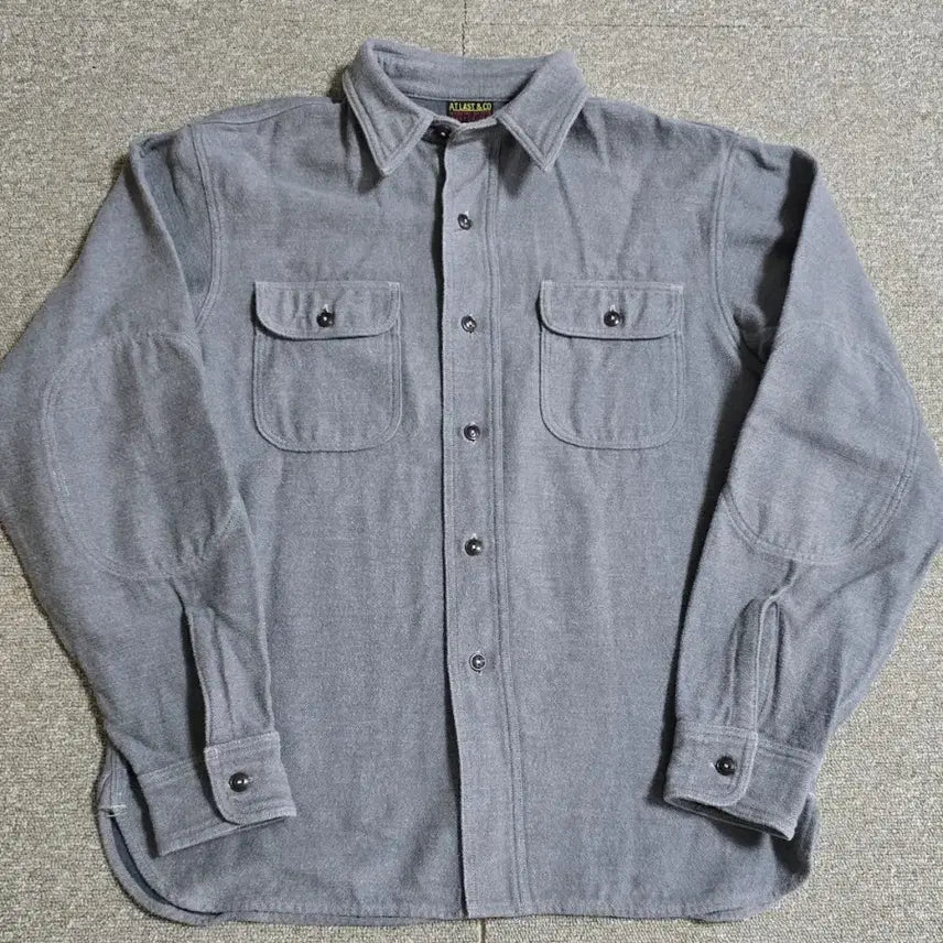[BUNJANG] Etlaco Pattern Work Shirt / 엣라코 워크셔츠 15H 타임원클로딩 엣라스트 부처프로덕츠