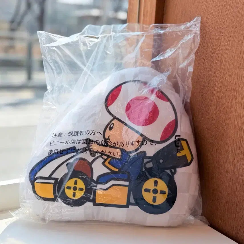 [BUNJANG] Super Mario Kinopio x Nokonoko Reversible Cushion / 일본 반다이 슈퍼마리오 키노피오x 노코노코 리버시블쿠션
