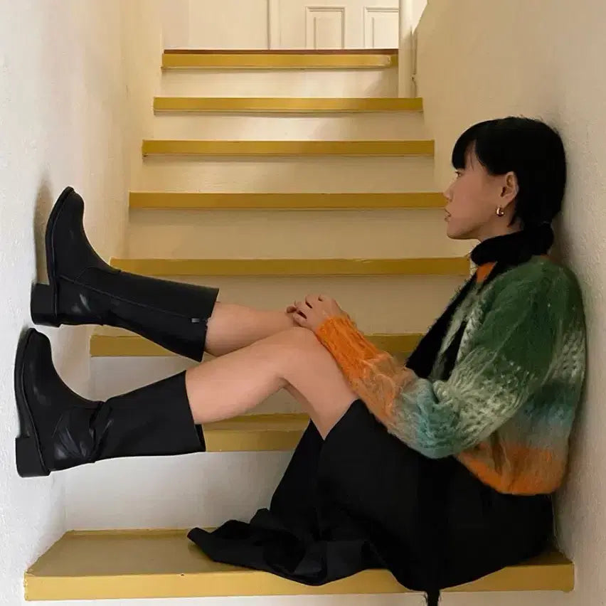 [BUNJANG] Nus Meata Mid Boots / 누스 미들부츠