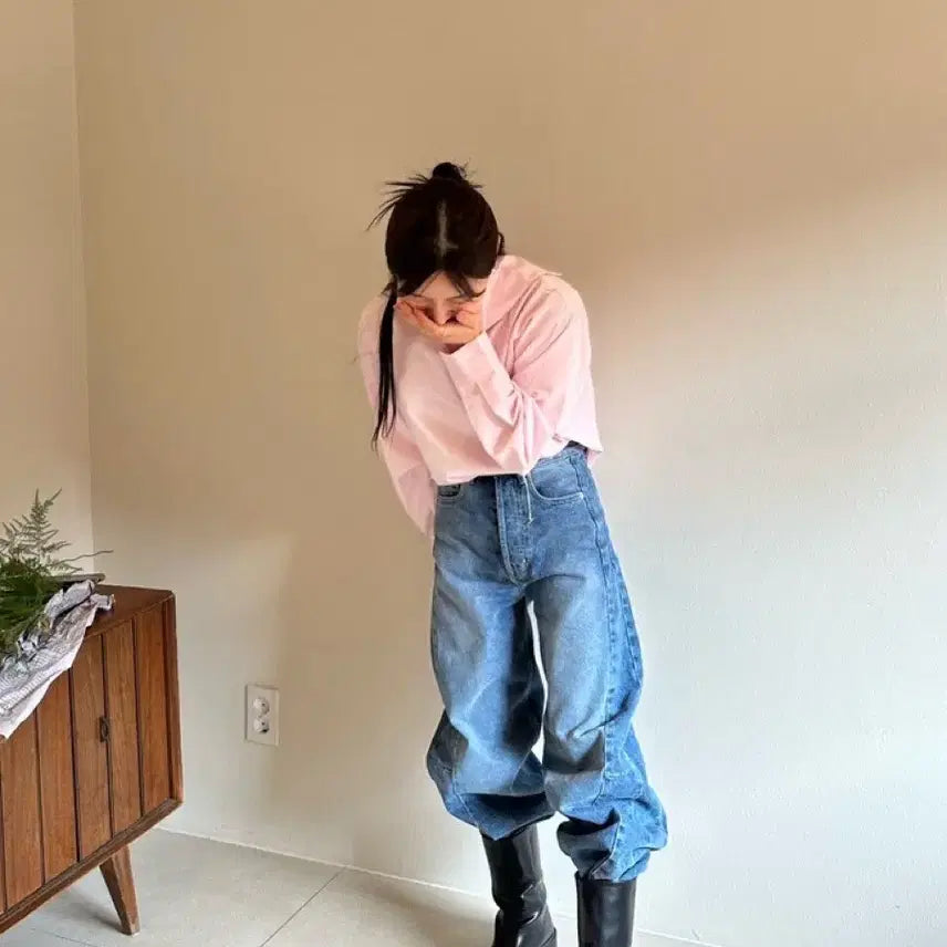 [BUNJANG] Markedly Volume Line Denim Pants / 마크들리 볼륨라인 데님 s