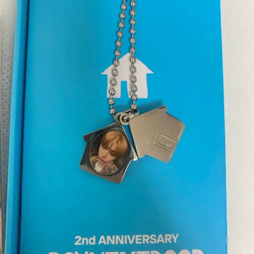[BUNJANG] BOYNEXTDOOR 2nd Anniversary Necklace + Photocard Set / 보넥도 2주년 목걸이 + 포토카드