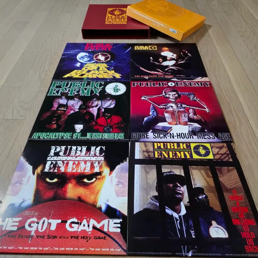 [BUNJANG] Public Enemy 25th Anniversary Vinyl Collection 9LP Box Set / Public Enemy(퍼블릭 에너미)박스반 9LP
