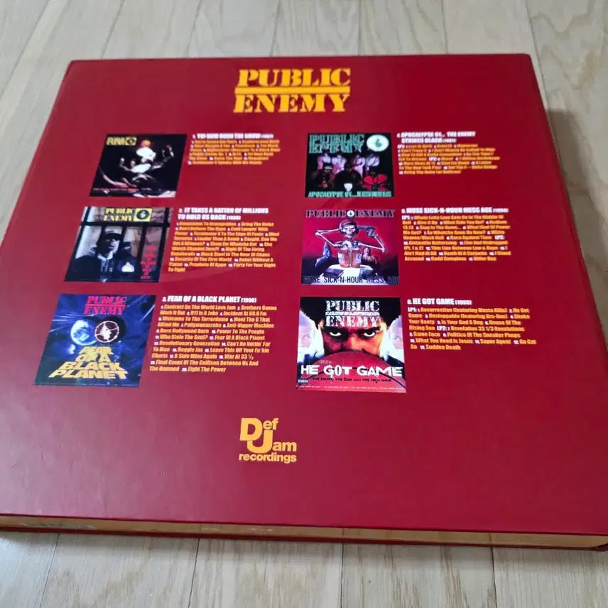 [BUNJANG] Public Enemy 25th Anniversary Vinyl Collection 9LP Box Set / Public Enemy(퍼블릭 에너미)박스반 9LP