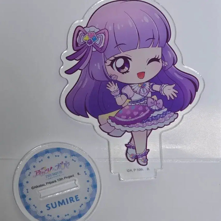 [BUNJANG] Katsupara Starpara Mini Rira &amp; Sumire Acrylic Stand / 교환/판매) 카츠파라 스타파라 아크릴 스탠드 미니 리라 스미레