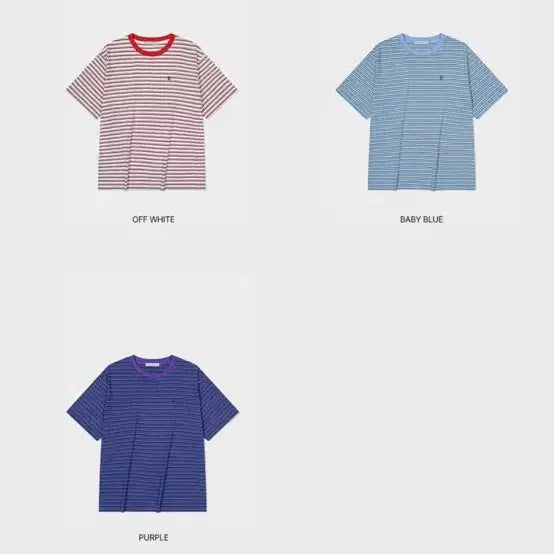 [BUNJANG] Low Classic Striped Basic T-shirt / 로우클래식 striped basic t-shirt