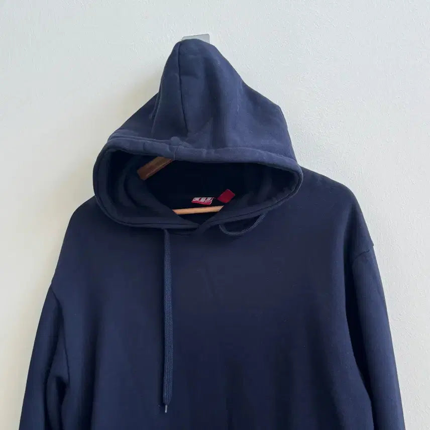 [BUNJANG] Navy Basic Fleece Hoodie XL / 네이비 무지 기모 후드티 XL