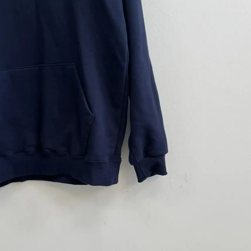 [BUNJANG] Navy Basic Fleece Hoodie XL / 네이비 무지 기모 후드티 XL