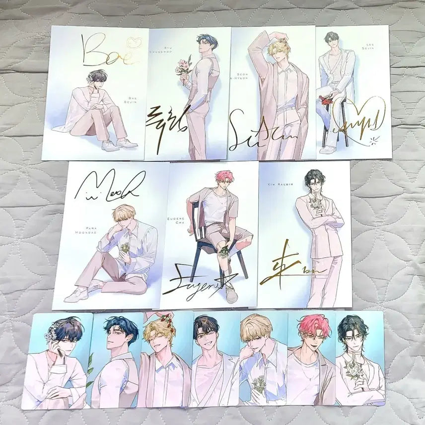 [SOLD OUT] 데못죽 대만판 특장판 공식 낙디님 테스타 포카 엽서 세트
