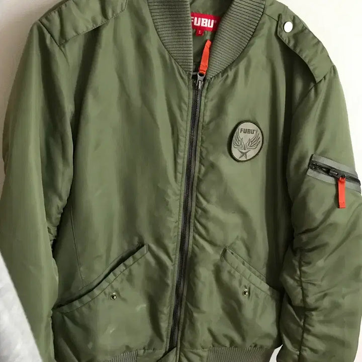 [BUNJANG] FUBU Vintage Bomber Jacket / FUBU 빈티지 항공점퍼자켓카키