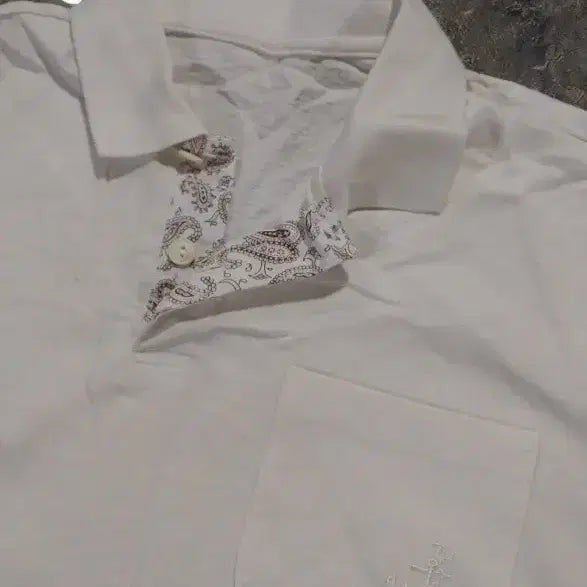 [BUNJANG] Thursday Island Lace Detail Polo Shirt / ㅁ1 새제품 여성 써스데이 아일랜드 카라티셔츠 반팔