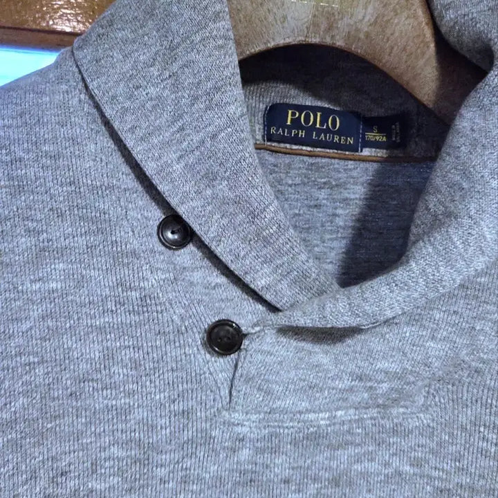 [BUNJANG] Polo Ralph Lauren Shawl Collar Sweatshirt / 폴로 랄프로렌 숄칼라 맨투맨