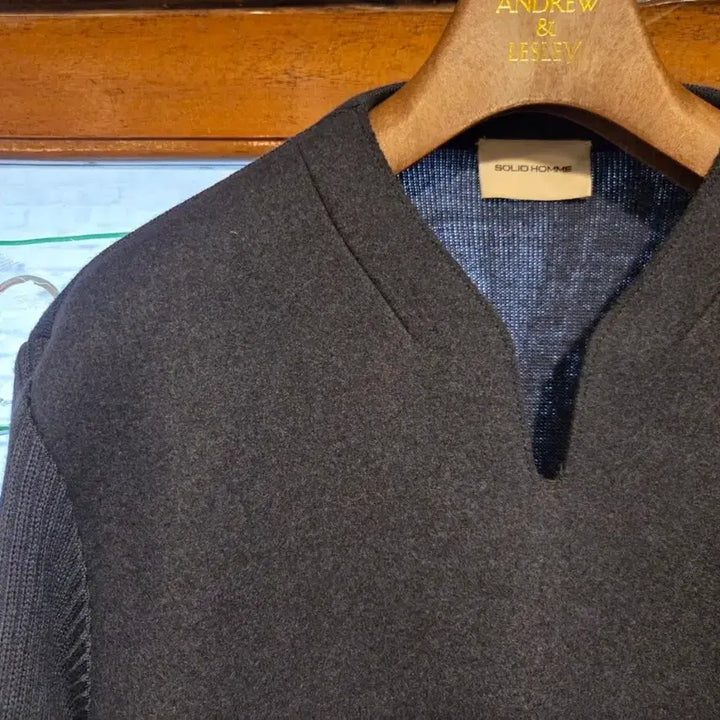 [BUNJANG] Solid Homme Knit Sweater / 솔리드옴므 니트
