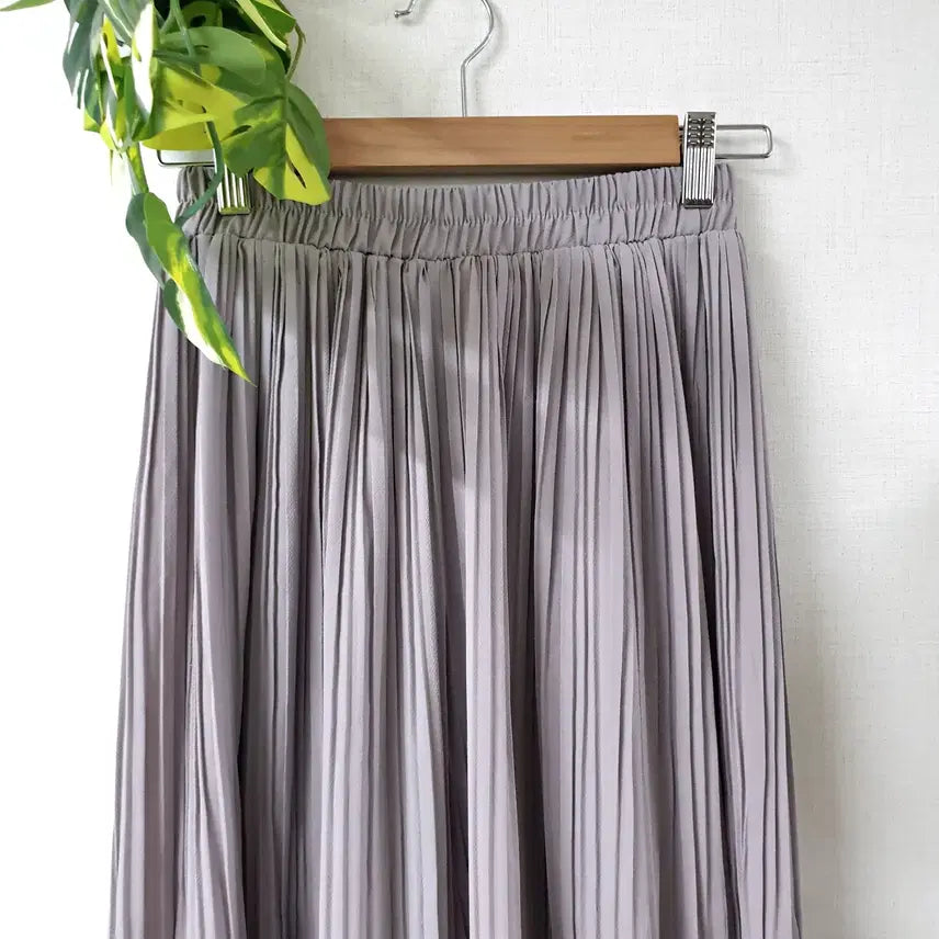 [BUNJANG] Envy Plus Pleated Wide Pants / 엔바이플러스 55~99 플리츠 와이드팬츠 연보랏빛그레이 F