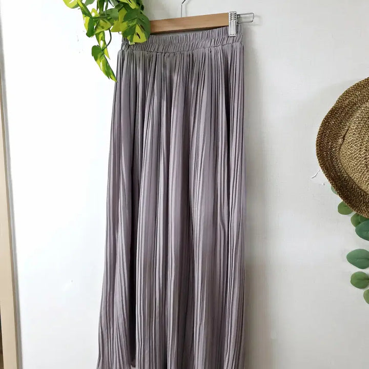 [BUNJANG] Envy Plus Pleated Wide Pants / 엔바이플러스 55~99 플리츠 와이드팬츠 연보랏빛그레이 F