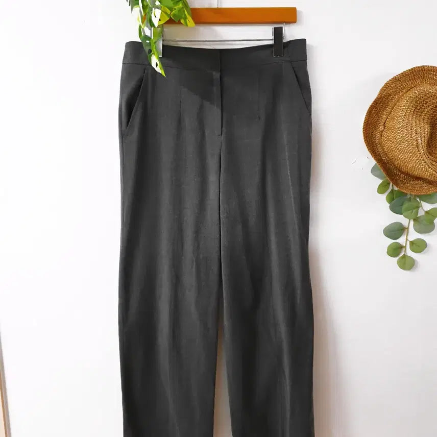 [BUNJANG] The Izzat Wide Slacks Gray 29 inch Pants / 더아이잗 와이드슬랙스 77 그레이 29인치 그레이