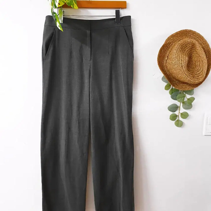 [BUNJANG] The Izzat Wide Slacks Gray 29 inch Pants / 더아이잗 와이드슬랙스 77 그레이 29인치 그레이