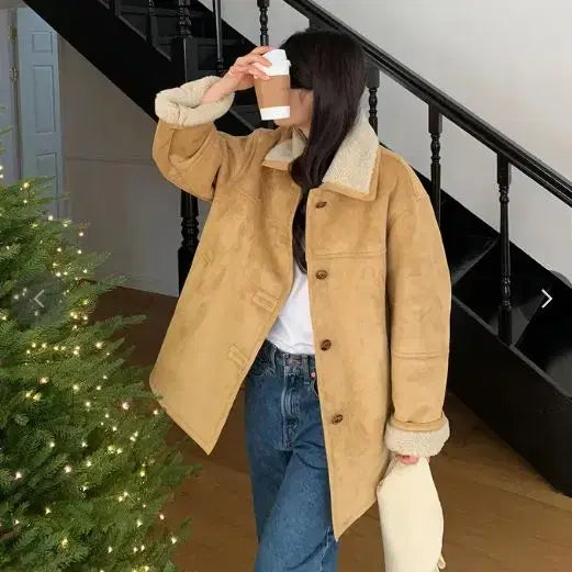 [BUNJANG] Ring Seoul Wool Shearling Mustang / 링서울 무스탕 ( wool shearling mustang )