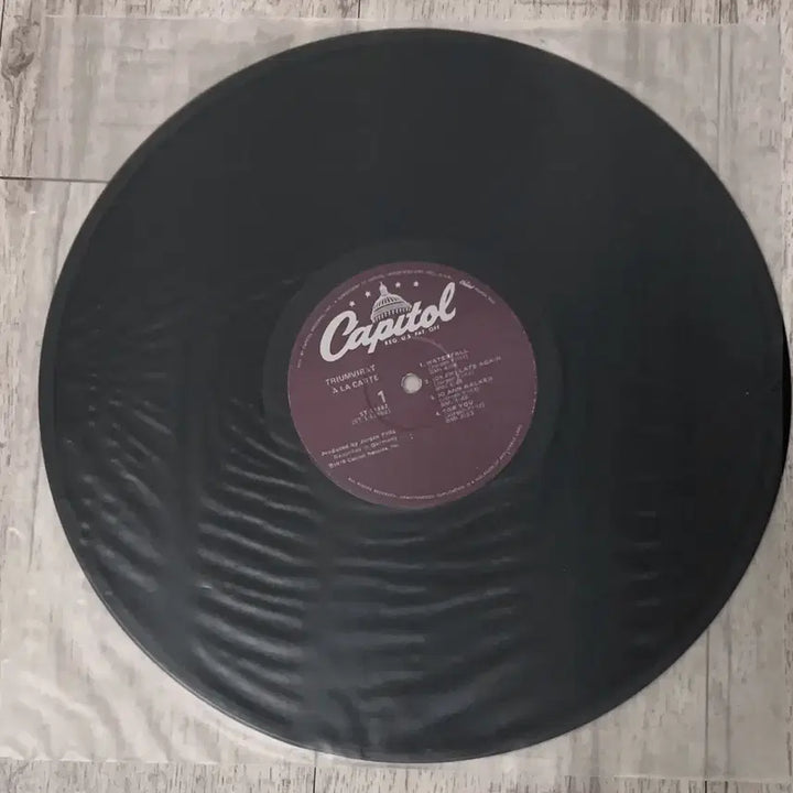 [BUNJANG] Triumvirate A La Carte LP / Triumvirate lp
