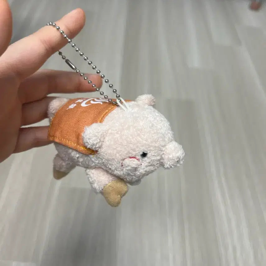 [BUNJANG] Japanese Hot Spring Pig Plush Doll / 일본 온천 돼지 인형 빈티지 인형