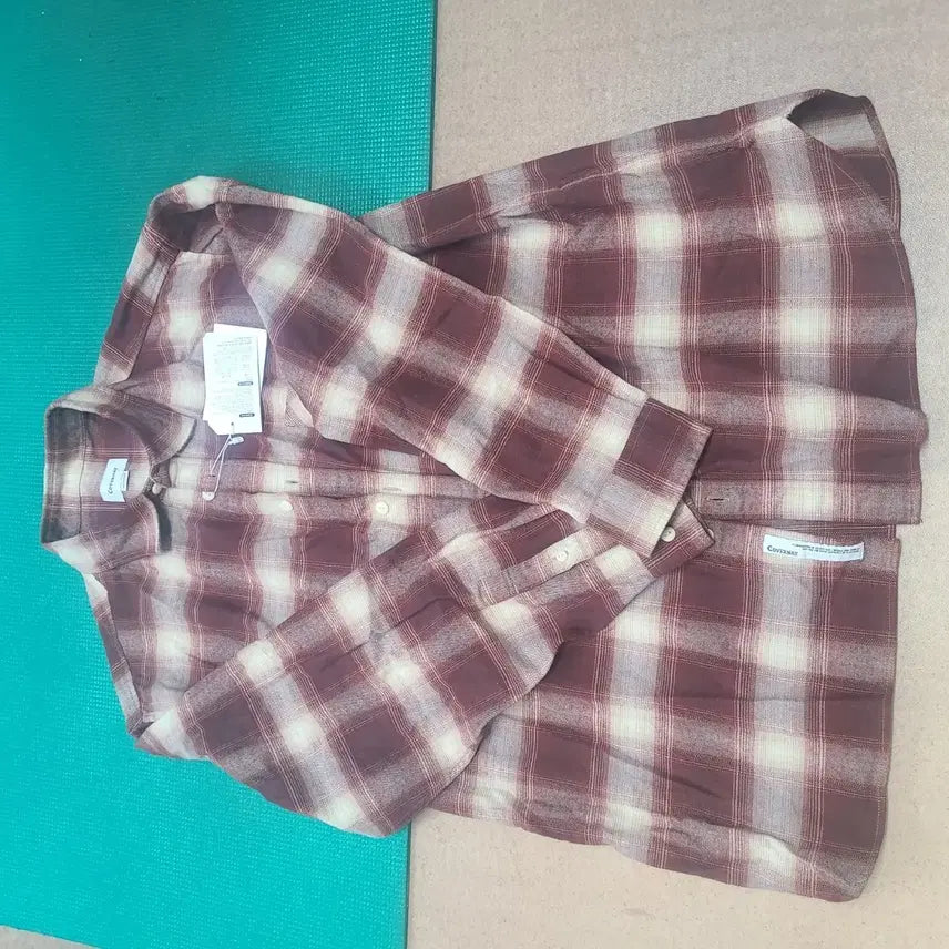 [BUNJANG] Covernat Standard Fit Checkered Shirt (2 Items) / Covernat 셔츠 2벌