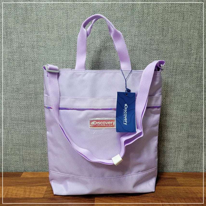 [SOLD OUT] @디스커버리 라이트퍼플 신발주머니 세컨백