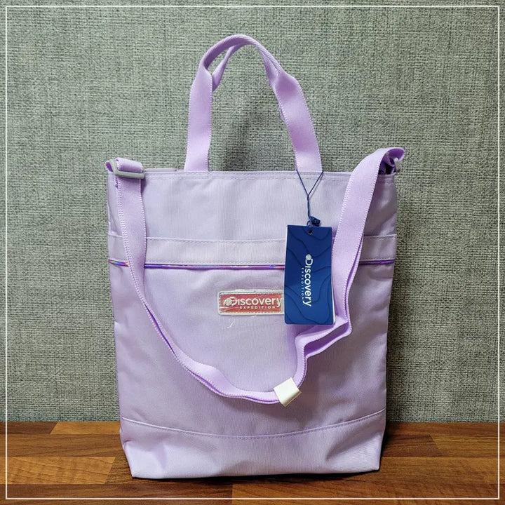 [SOLD OUT] @디스커버리 라이트퍼플 신발주머니 세컨백