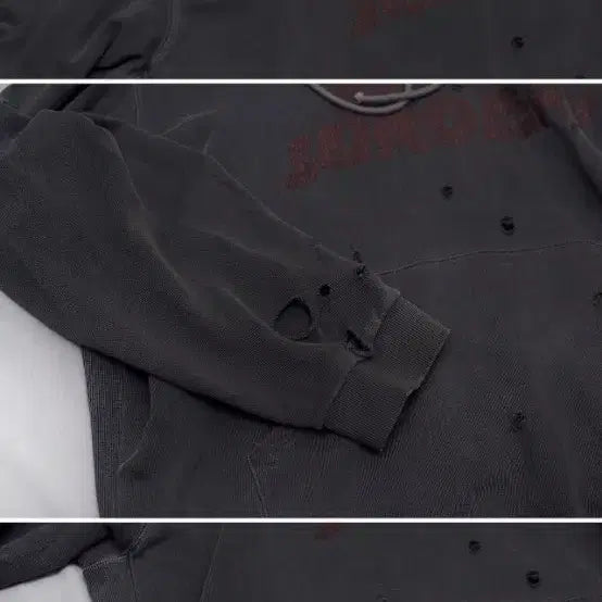 [BUNJANG] SURGERY x HAPPYPEOPLEGALLERY Rock Pigment Oversized Hoodie / 써저리 x 해피피플 락 피그먼트 오버핏 후디 (105~110+)