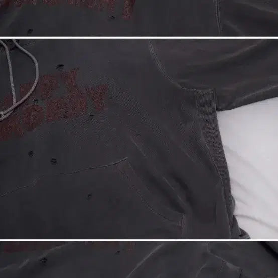 [BUNJANG] SURGERY x HAPPYPEOPLEGALLERY Rock Pigment Oversized Hoodie / 써저리 x 해피피플 락 피그먼트 오버핏 후디 (105~110+)